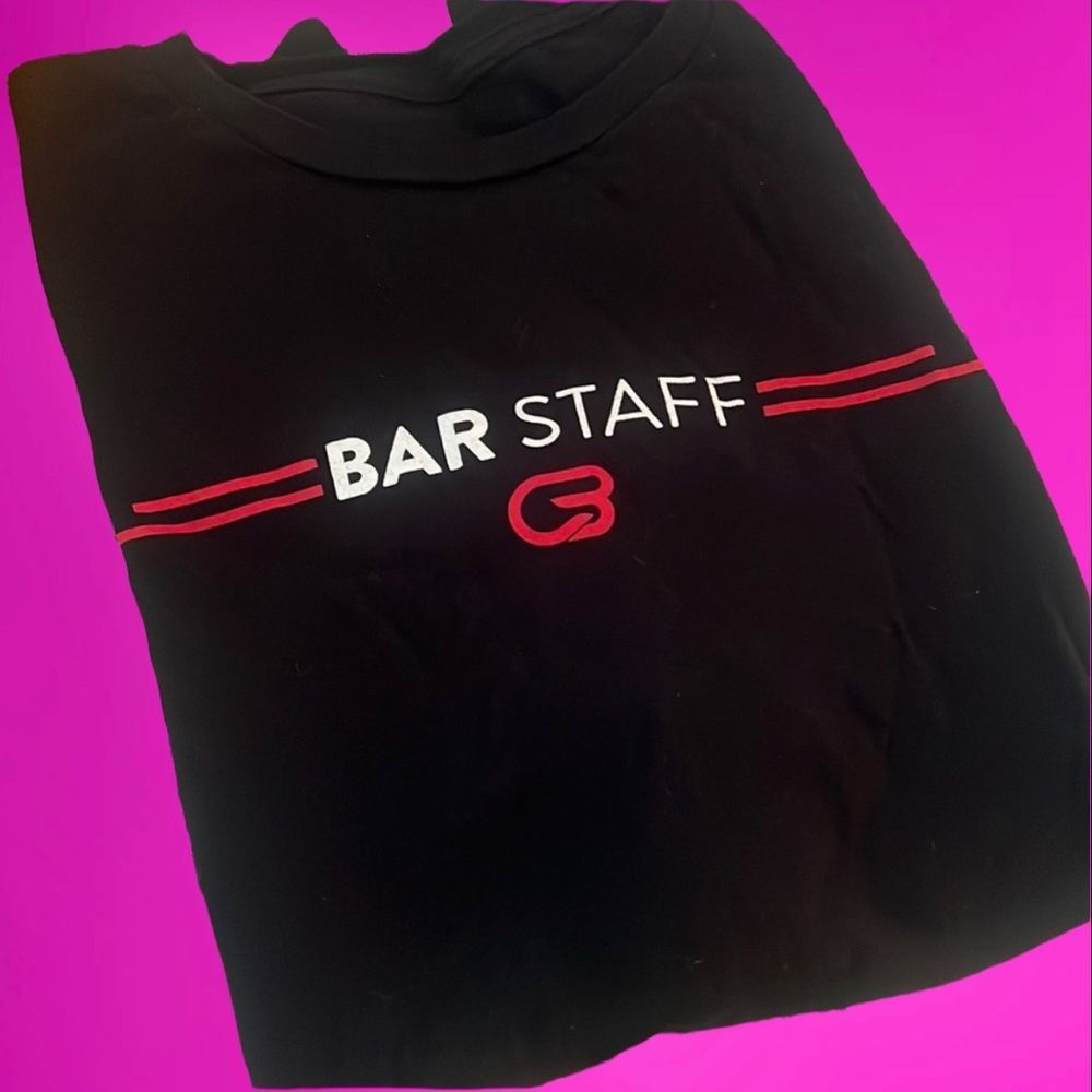 CycleBar womens medium bar staff black short sleeve tshirt cb med ladies